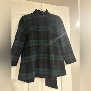 Tuckernuck Green and Black Checkered Blouse